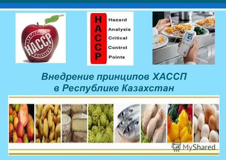 Внедрение принципов ХАССП в Республике Казахстан.