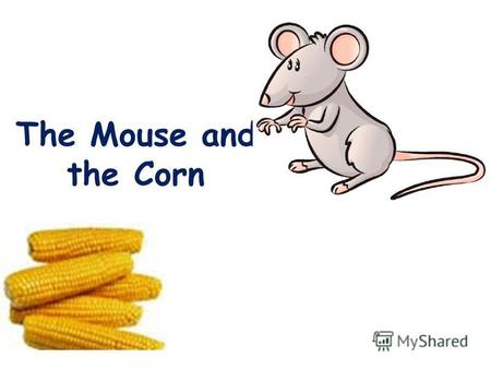 The Mouse and the Corn. Many, many years ago there lived a king who said that anyone who could tell a story for two years would get a piece of land.