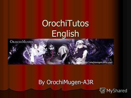 OrochiTutos English By OrochiMugen-A3R. 1. Upload sprite.