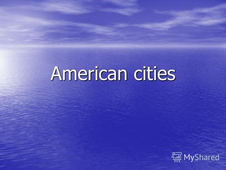 American cities. Washington, the Nations Capital Washington D.C. is situated on the Potomac River. The author of the design for the capital city was the.