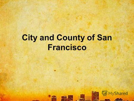 City and County of San Francisco. San Francisco, officially the City and County of San Francisco, is the cultural center and a leading financial hub of.