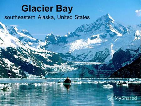 Glacier Bay southeastern Alaska, United States. Glacier Bay is in Alaska, where the mountain rise higher from the sea than any other place on the Earth.