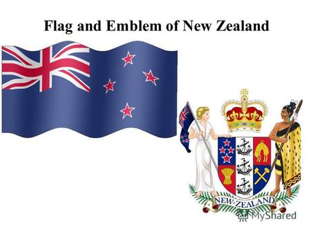 Flag and Emblem of New Zealand. Independence Day is celebrated on September, 26.