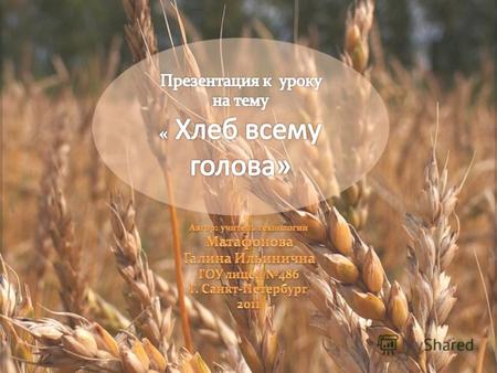 Худ обед – коли хлеба нет, «Хлеб – дар Божий», - говорит русский народ о хлебе и с почтением относится к этому дару. Хлеба ни куска, так и в тереме тоска.