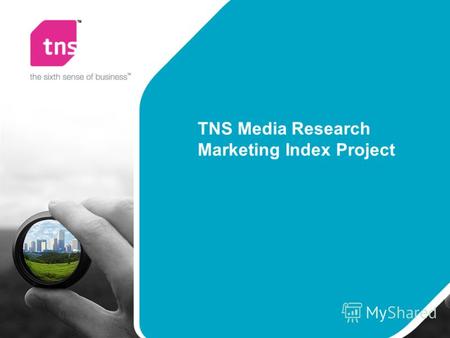 TNS Media Research Marketing Index Project. Marketing Index Описание проекта.