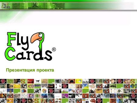 Презентация проекта. Fly Cards: о проекте Fly Cards – это система распространения рекламной информации на бесплатных открытках – известный во всем мире.