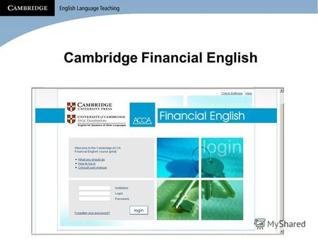 Cambridge Financial English. Blended Learning Что это?