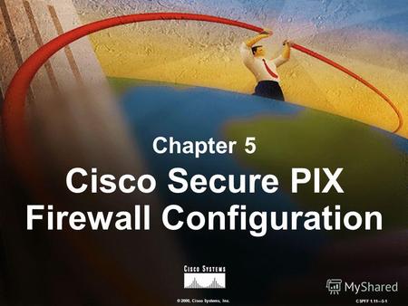 © 2000, Cisco Systems, Inc. CSPFF 1.115-1 Chapter 5 Cisco Secure PIX Firewall Configuration.