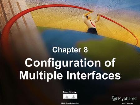 © 2000, Cisco Systems, Inc. CSPFF 1.118-1 Chapter 8 Configuration of Multiple Interfaces.